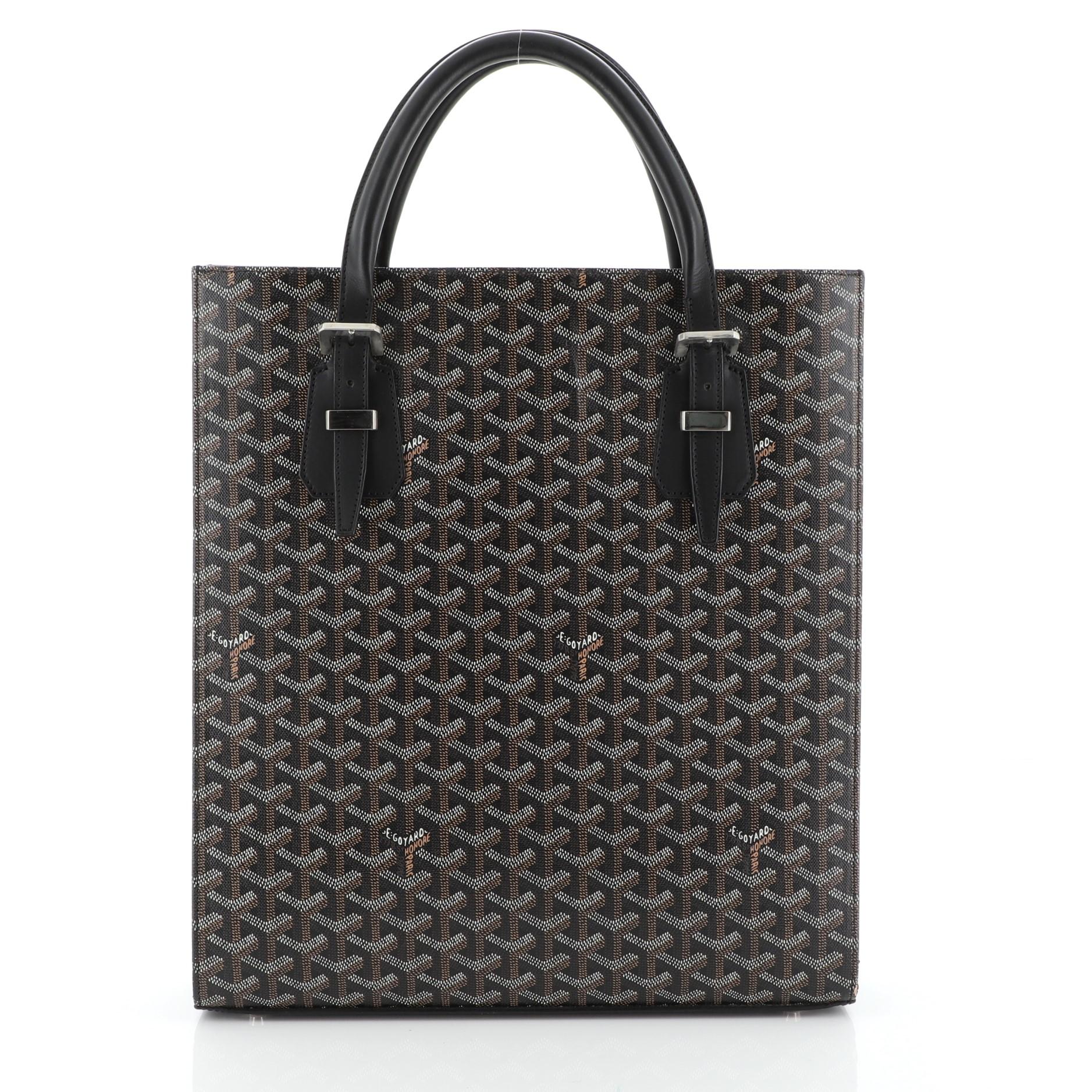 Black Comores Tote Coated Canvas GM