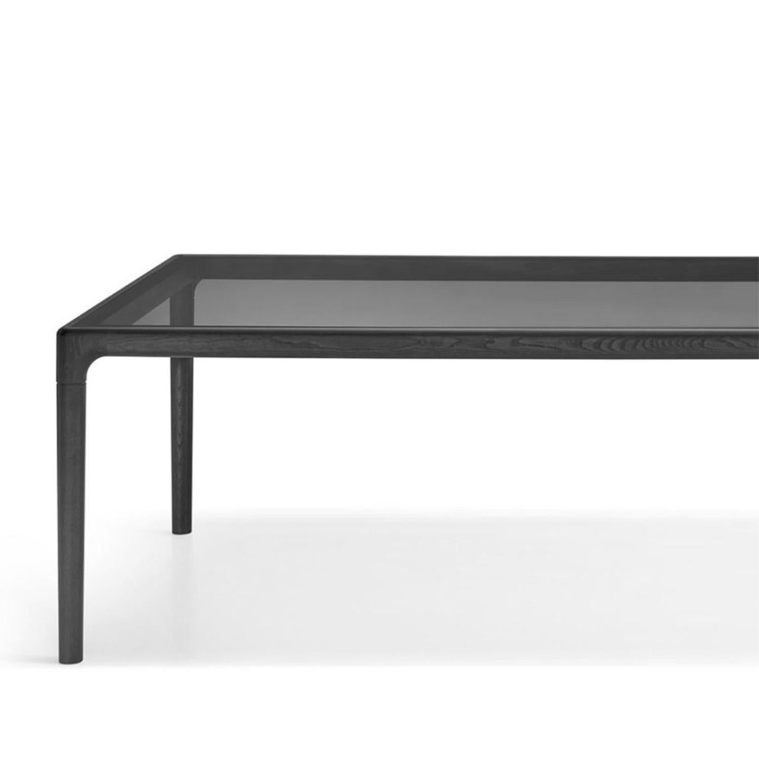 italien Table de salle à manger compacte noire en vente