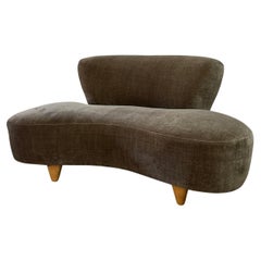 Compact Boomerang Loveseat