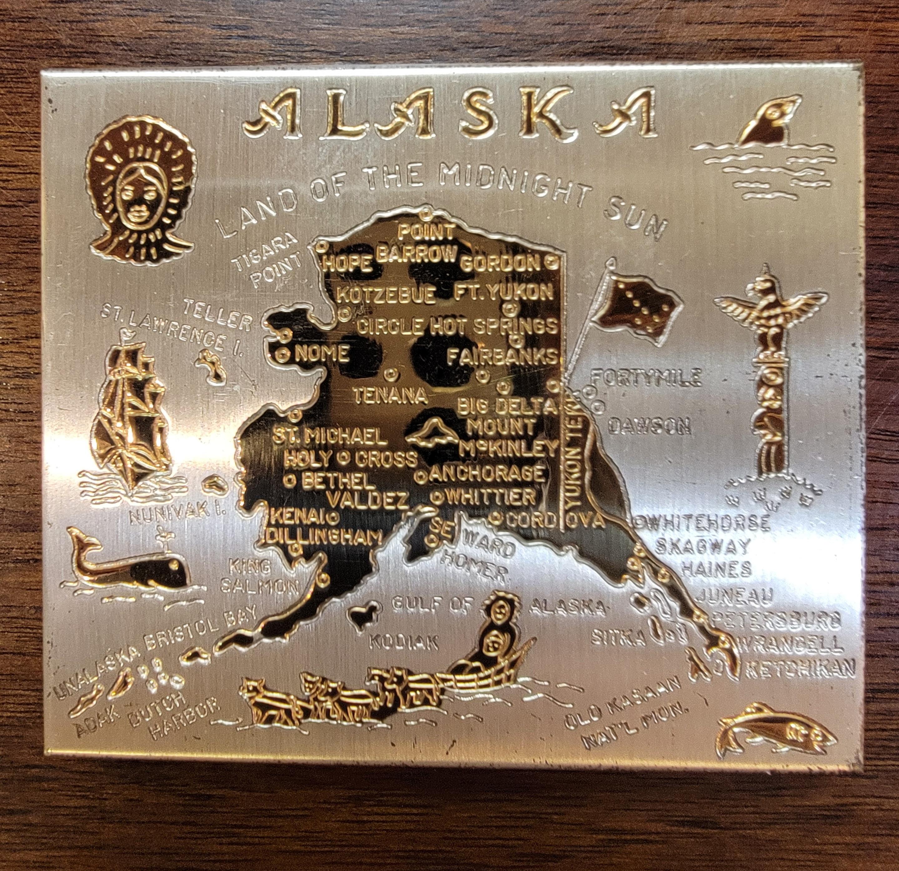 Compact by RITZ Carte de l'Alaska en vente 3