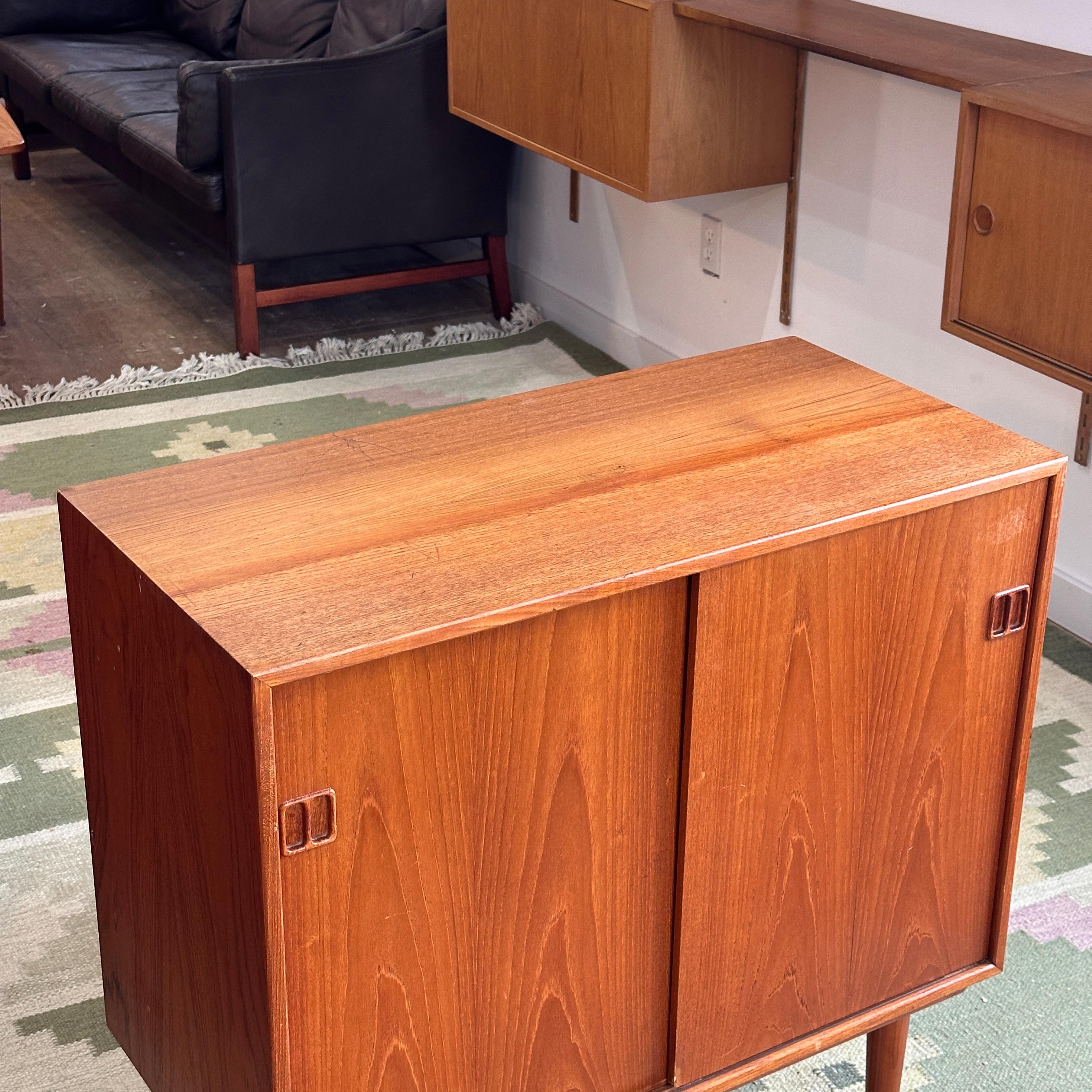 Mid-20th Century Compact Danish Teak Sideboard