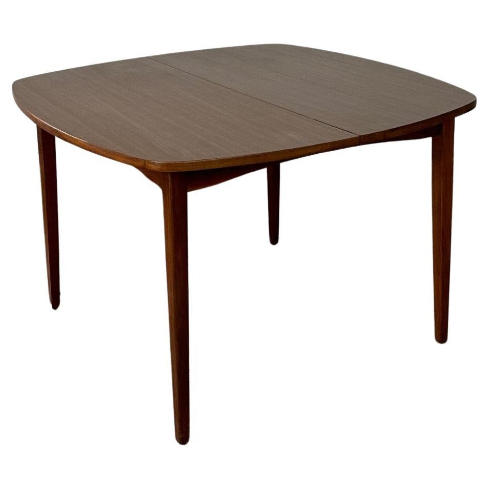 Compact mid century dining table For Sale