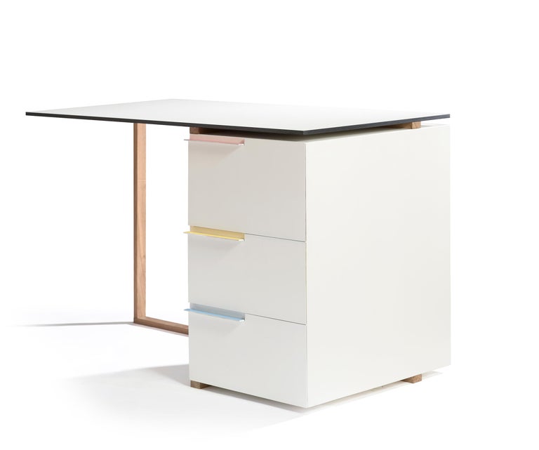 Dutch Compact & Minimalist Home Desk Dex by Reinier de Jong For Sale