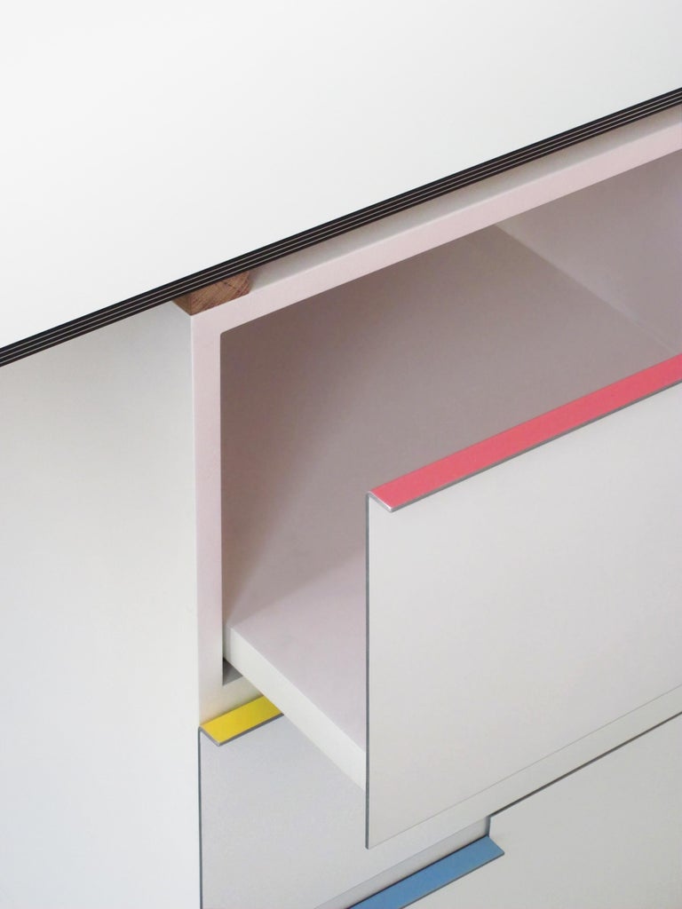 Contemporary Compact & Minimalist Home Desk Dex by Reinier de Jong For Sale