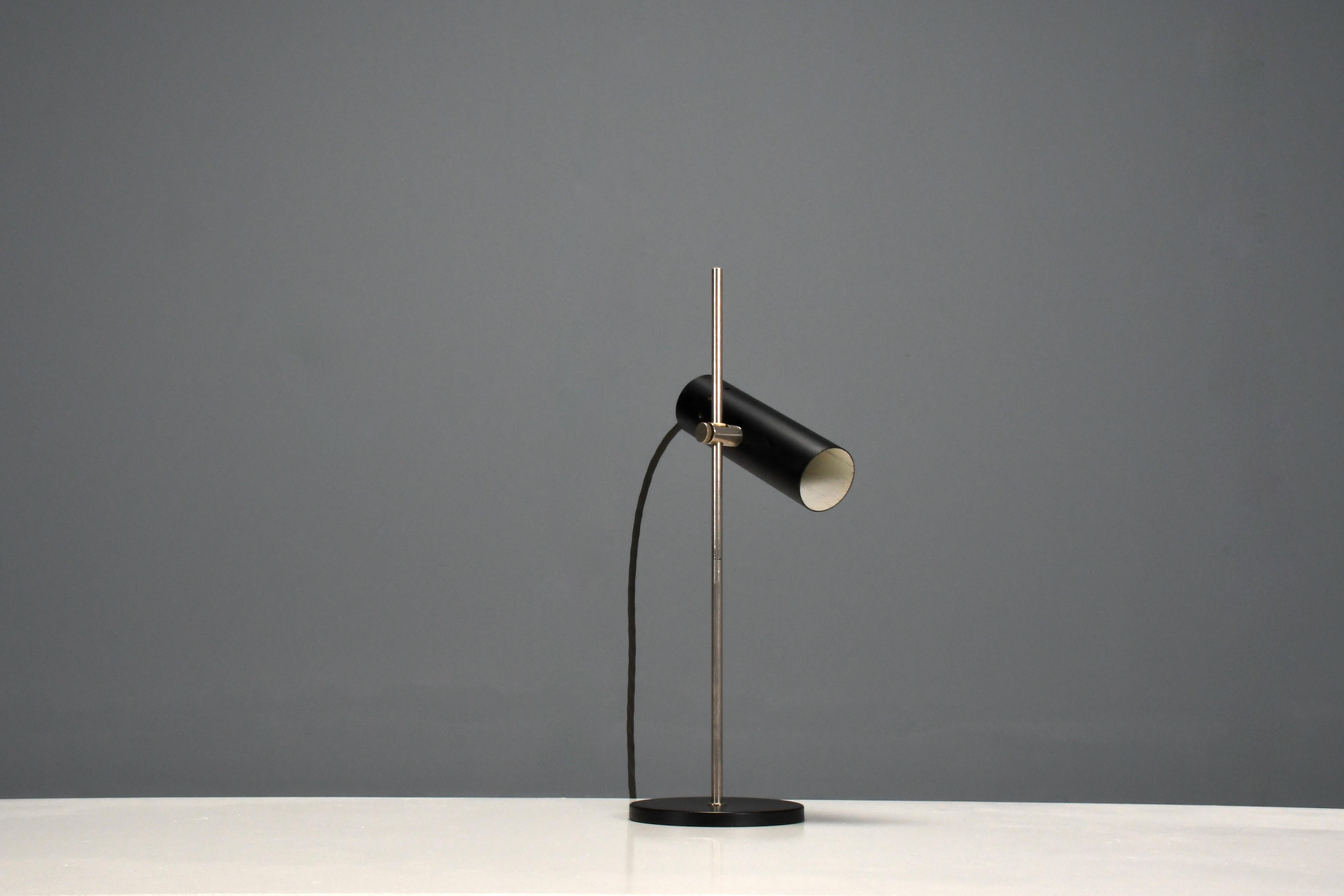 French Compact Table Lamp by Alain Richard for Disderot, France 1950s For Sale