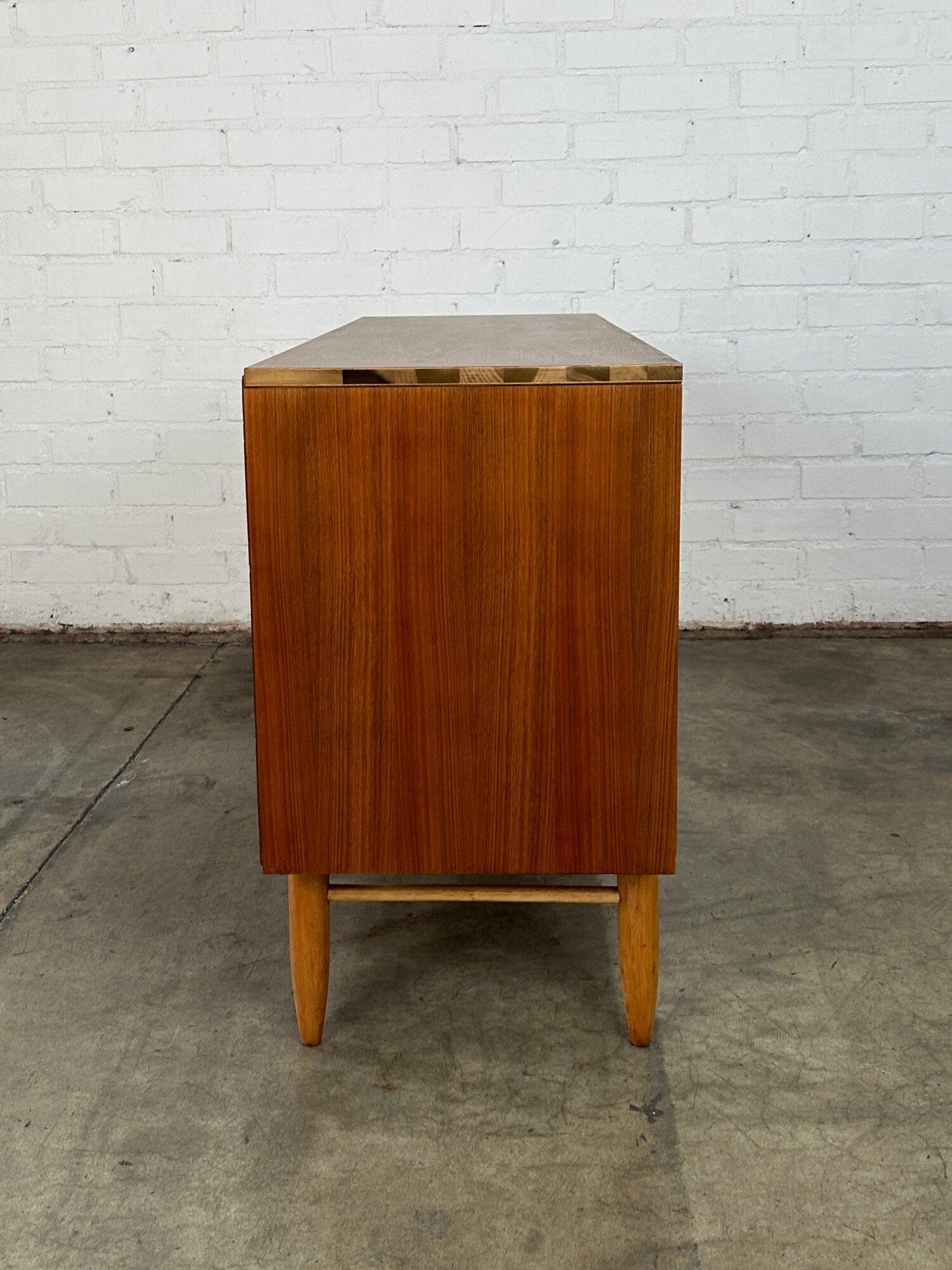Compact Two Tone Credenza For Sale 4