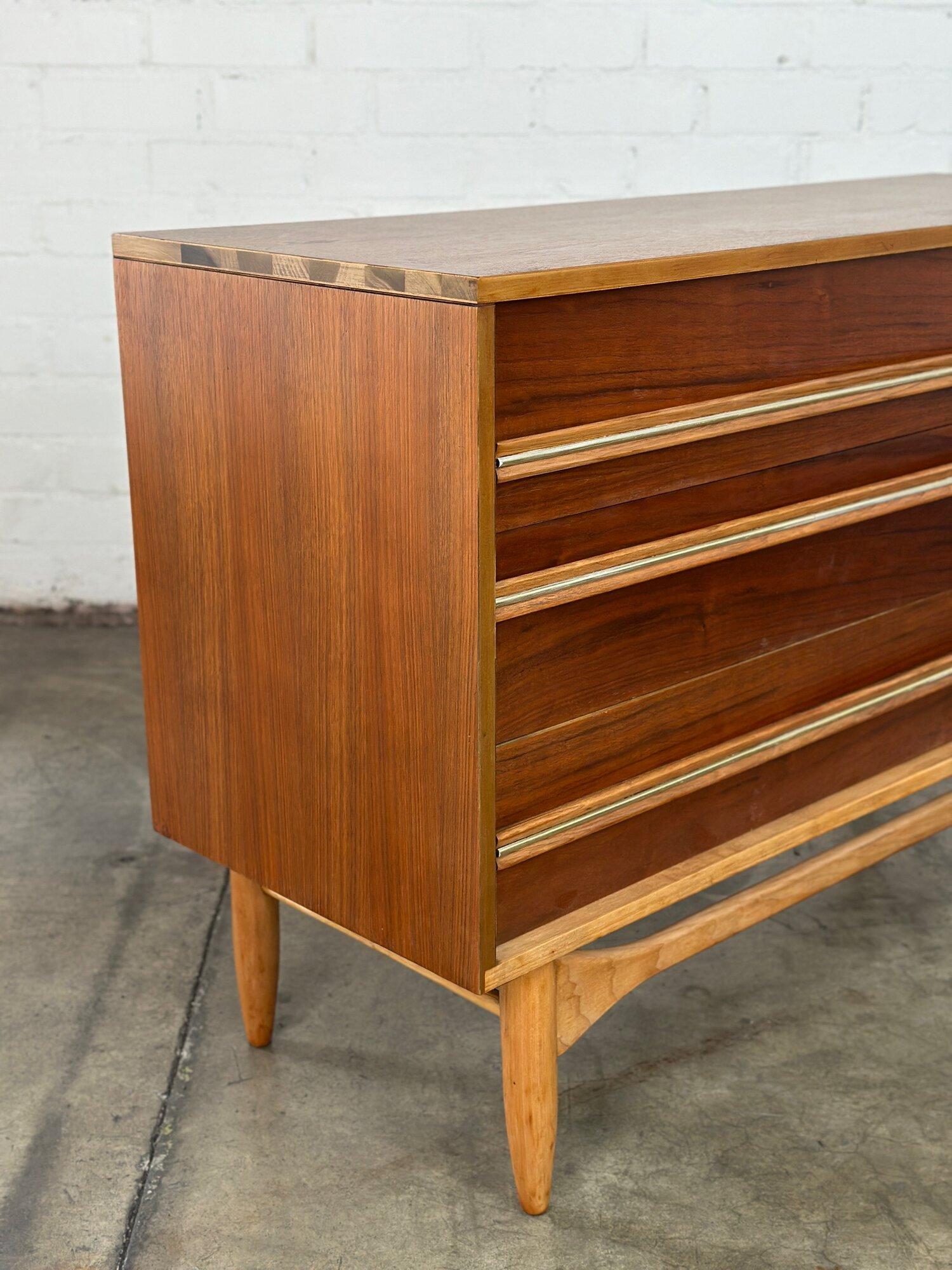 Compact Two Tone Credenza For Sale 5