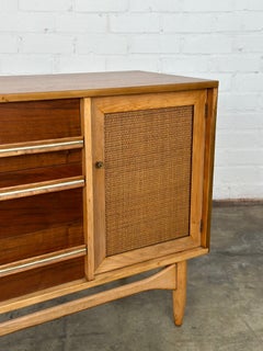 Compact Two Tone Credenza