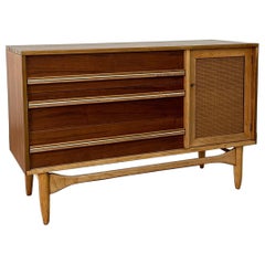 Compact Two Tone Credenza