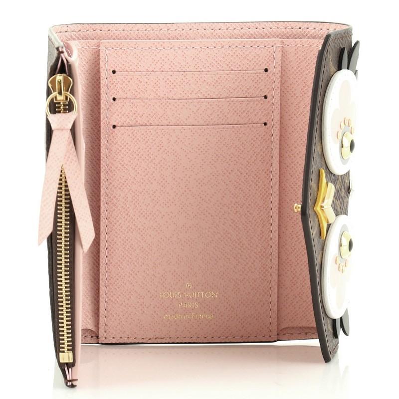 Women's or Men's Compact Victorine Wallet Limited Edition Lovely Birds Monogram Canvas