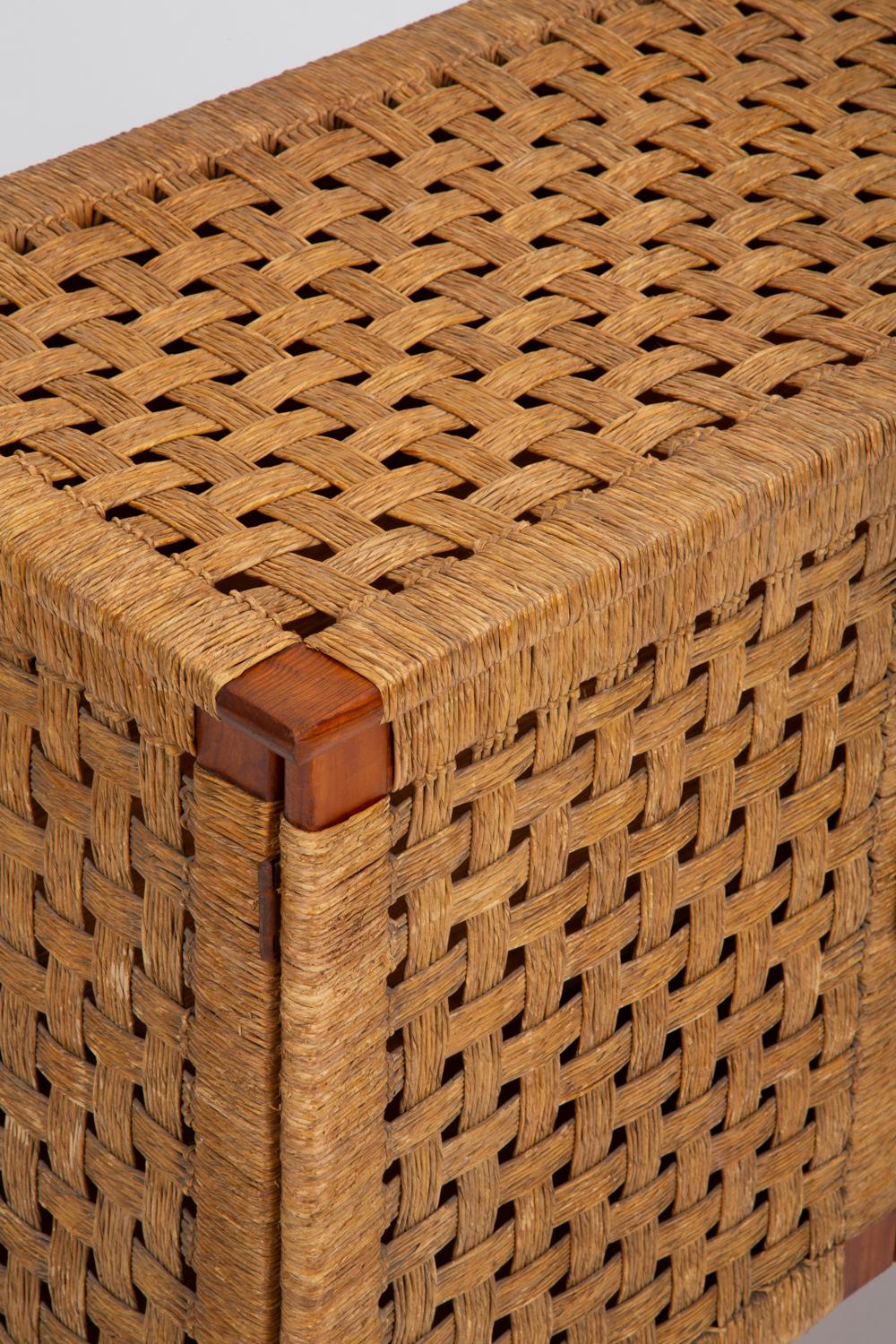 Compact Woven Rattan Credenza by Michael van Beuren for Domus Mexico 5