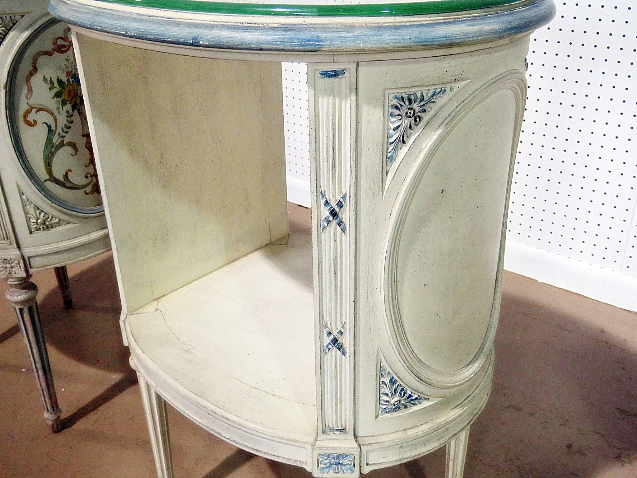 Compainion Pair of Louis XVI Style Nightstands 1