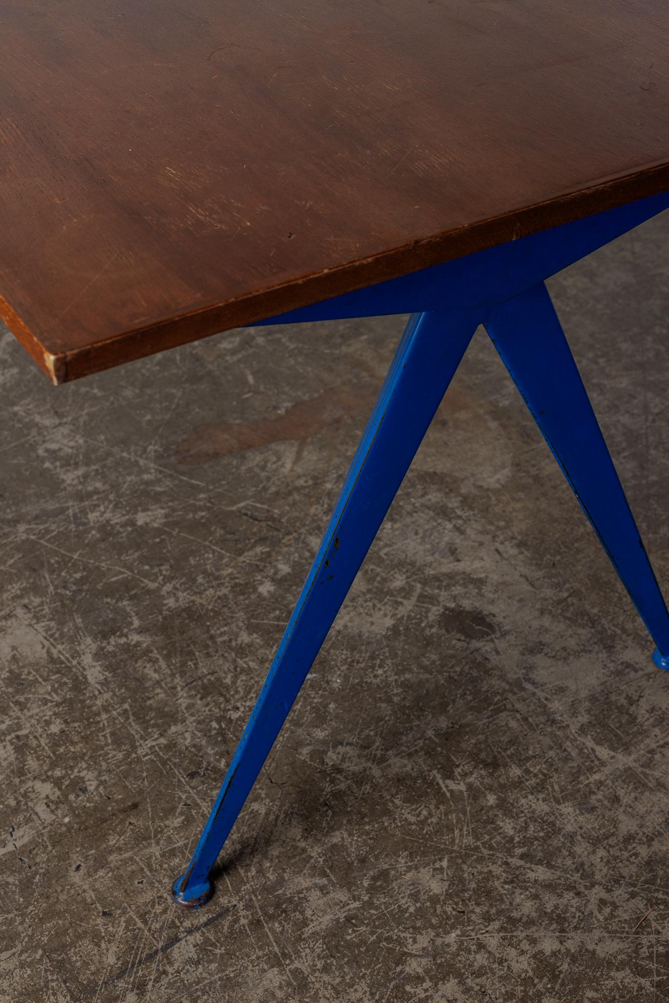 Compass Table by Jean Prouvé In Good Condition For Sale In Los Angeles, CA