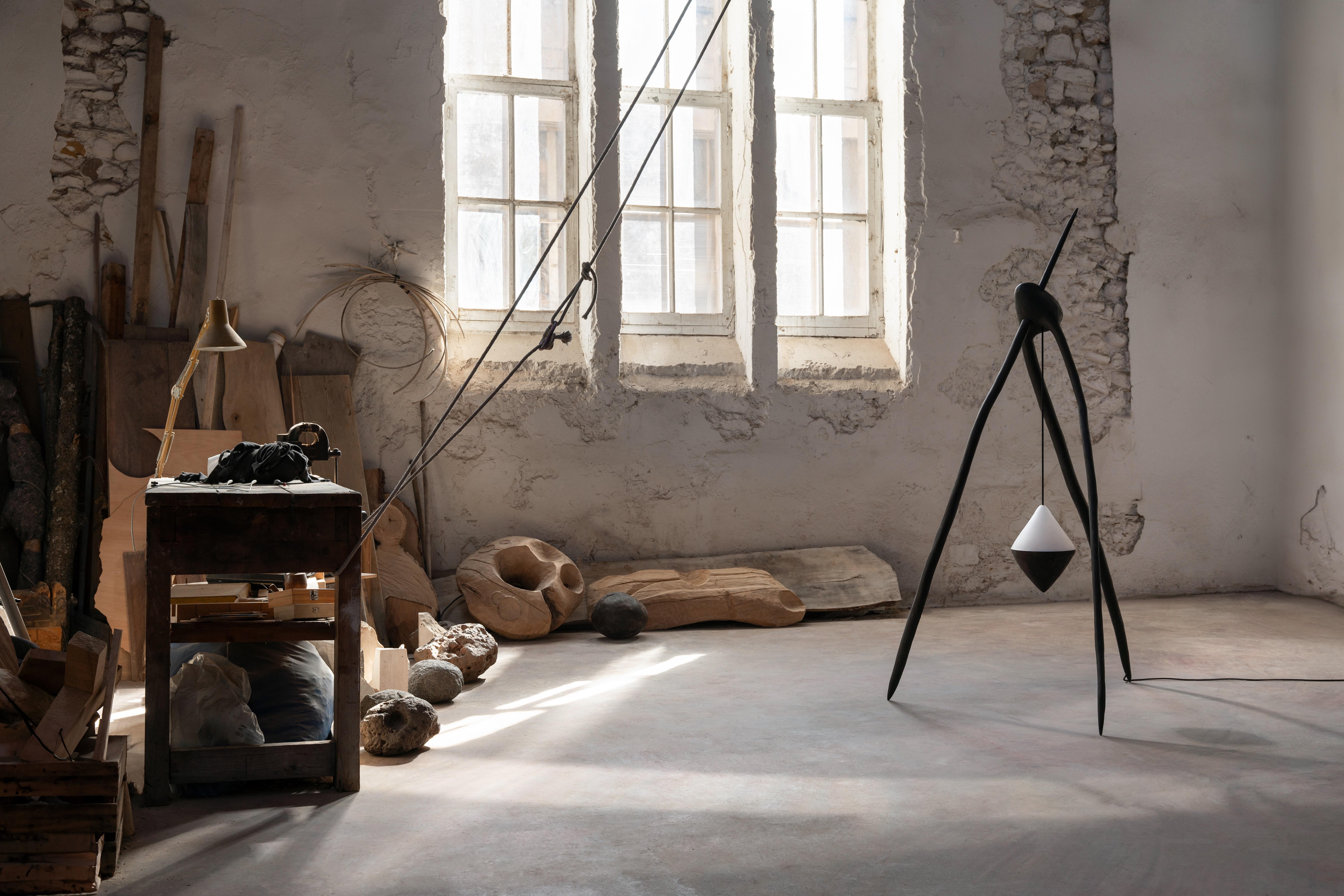 French Compass Floor Lamp by Jérôme Pereira  For Sale