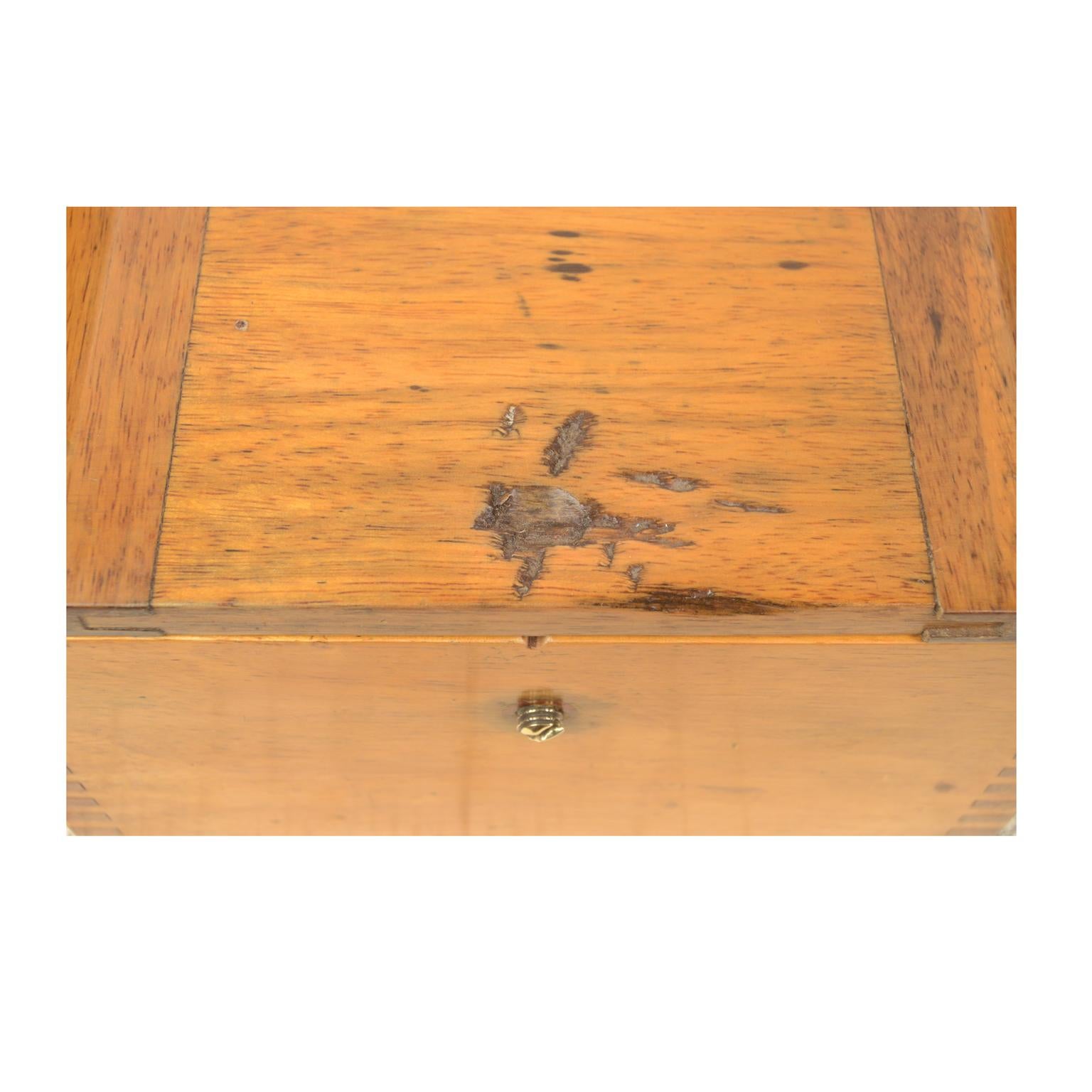 Brass 1900s Sestrel  Antique Nautical Magnetic Compass in its Original Wooden Box