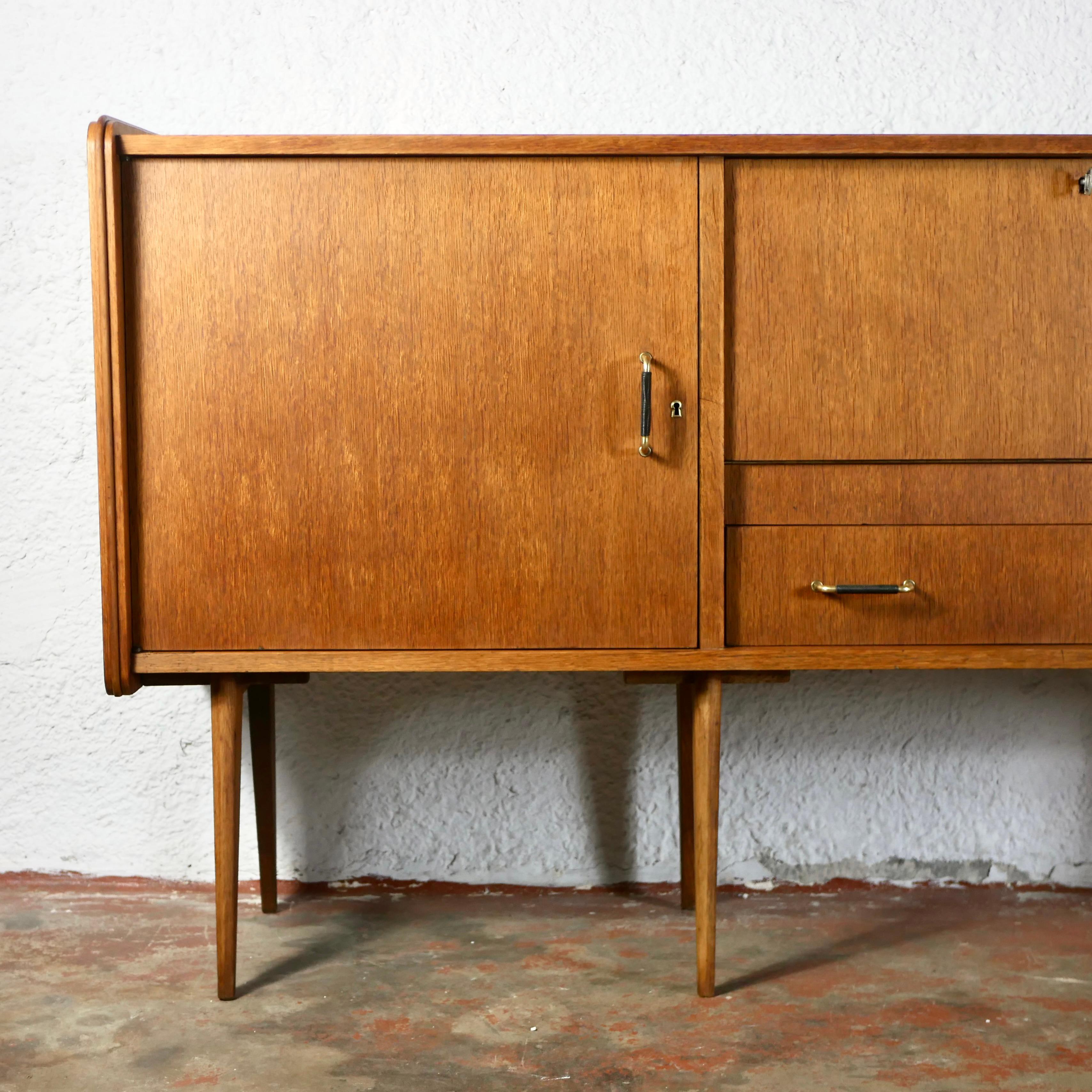 Enfilade haut à pieds de boussole français de Sam, années 1950-60 1