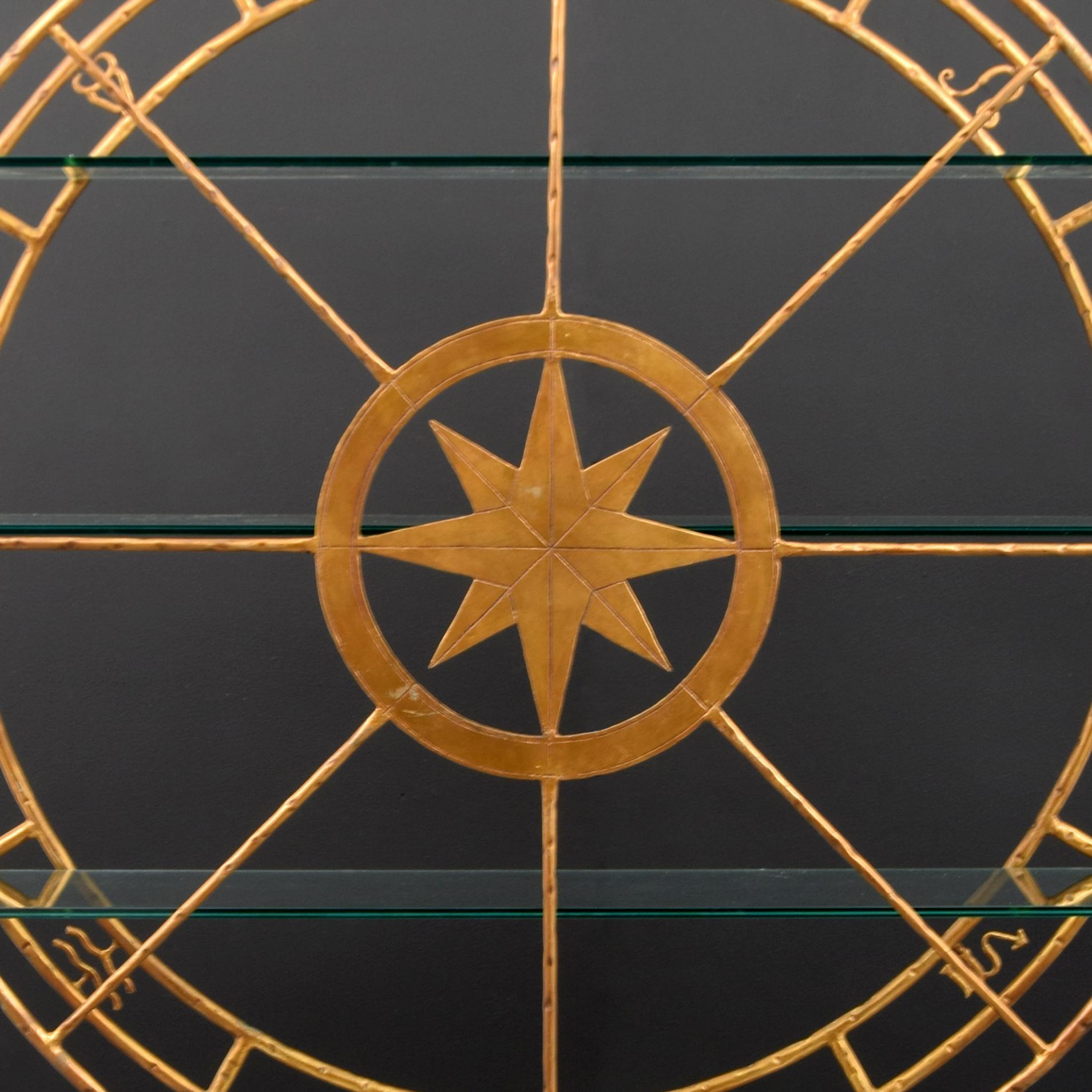 Artista/Diseñador; Fabricante: Hermes, atribuido
Marca(s); notas: no hay marca(s) aparente(s)
País de origen; materiales: país de origen desconocido; metal dorado, compuesto
Dimensiones (Alt., Anch., Prof.): 78