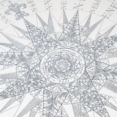 Compass Square Coffee Table by DANAD Design, circa 1960s