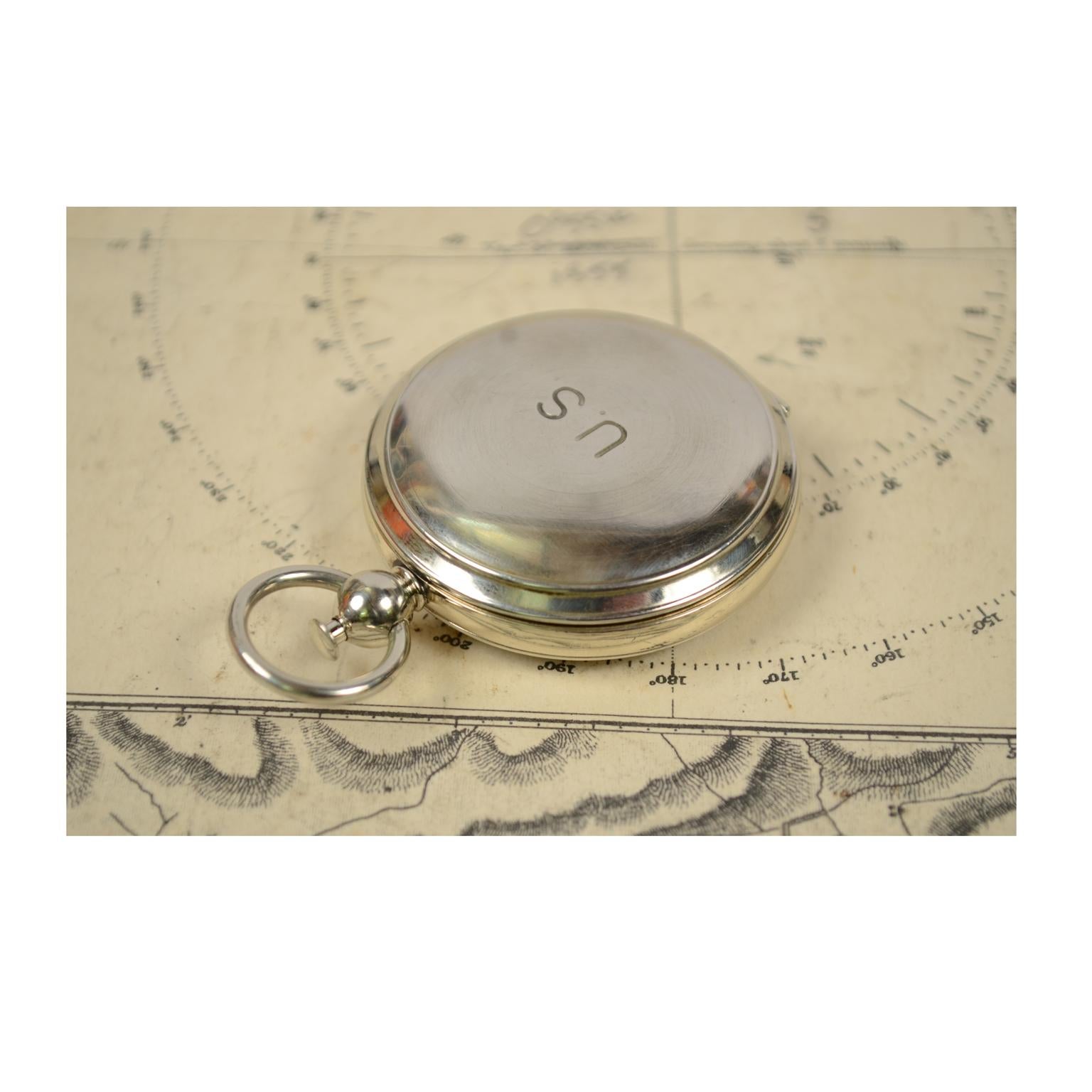 Compass Used by the American Aviation Officers in the 1920s Signed Wittnauer 6