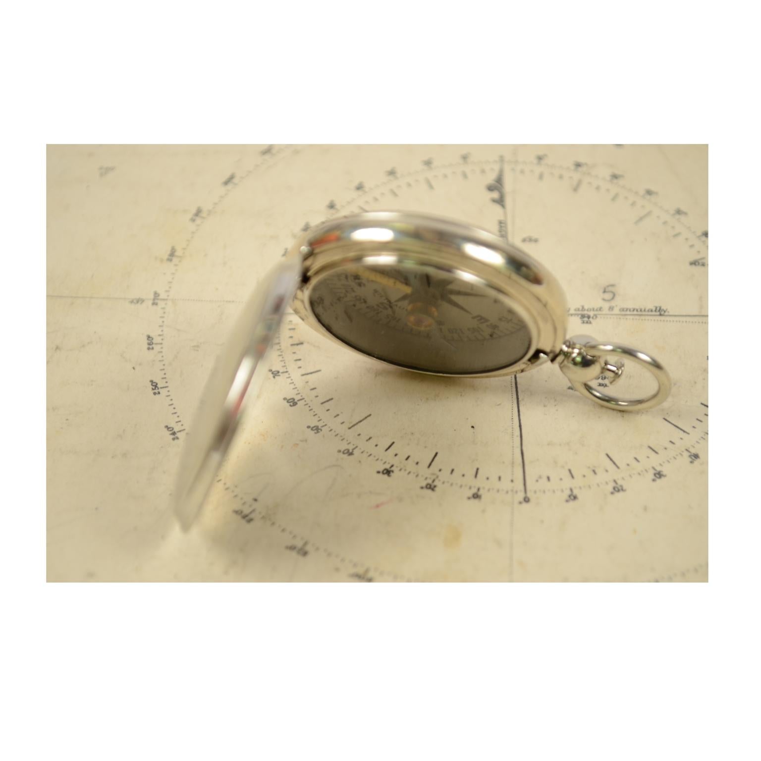 Compass Used by the American Aviation Officers in the 1920s Signed Wittnauer 1