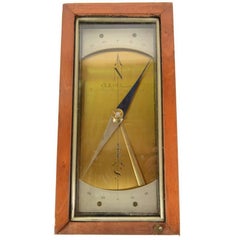 Compass Antique in Topography, Brass, in Its Original Mahogany Box with Slit Cover
