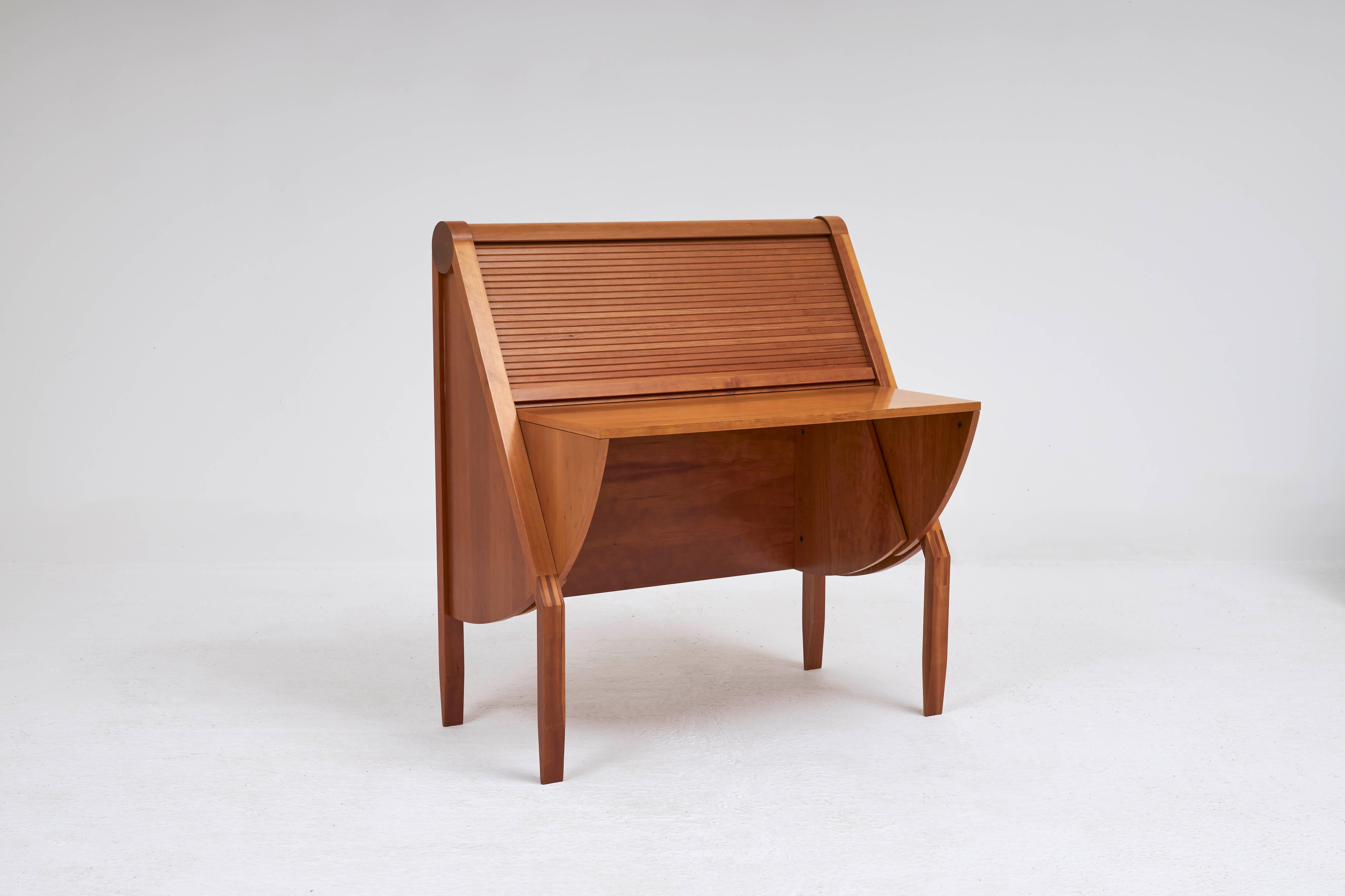 Spanish Compass Writing Desk Bureau by Pedro Miralles Claver for Punt Mobles, circa 1990 For Sale
