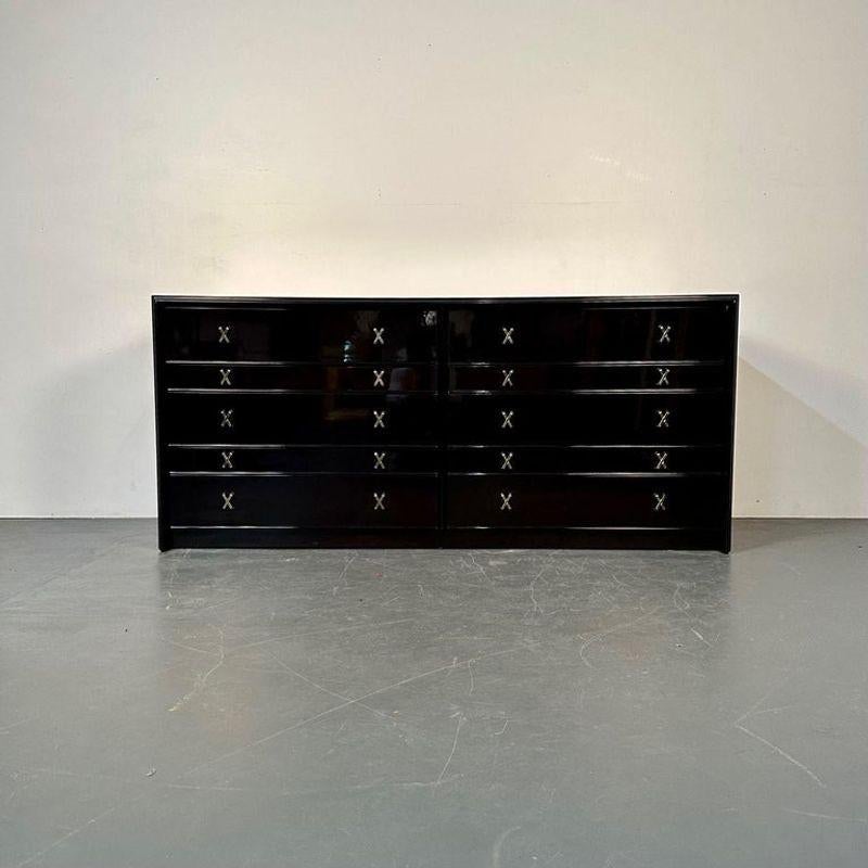 Mid-20th Century Compatible Pair Mid-Century Modern Dressers, Chests by Paul Frankl, John Stuart For Sale