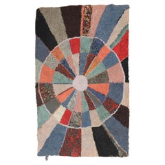 Compelling American Hooked Scatter Size Rug