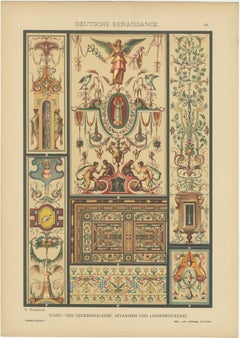 Compilation of German Renaissance Artwork from Der Ornamentenschatz, 1887