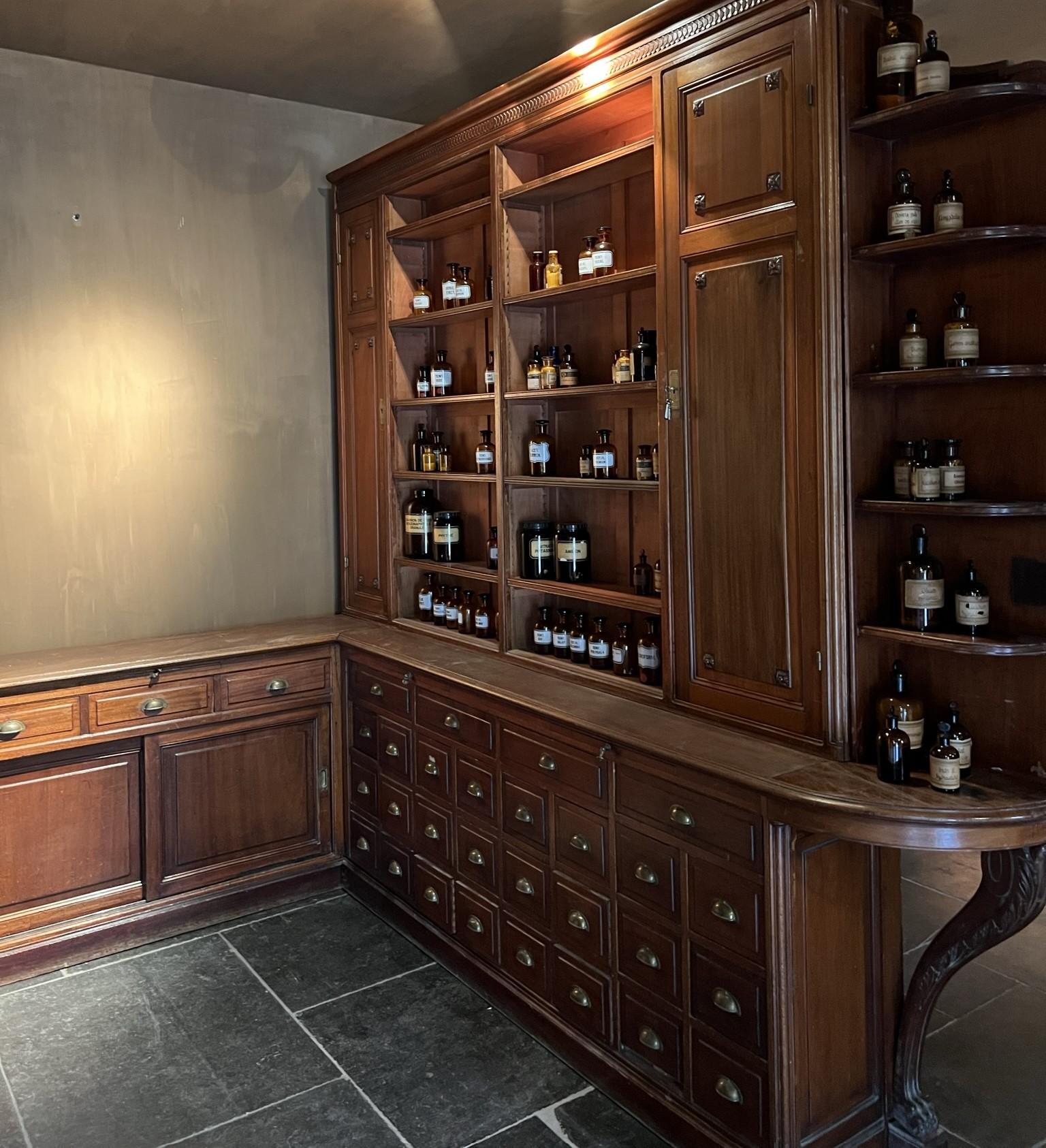 Complete 19th Century Pharmacy Shop Library Bookcases For Sale 4