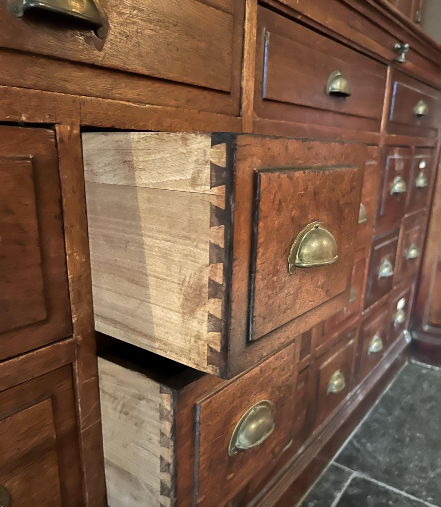 Complete 19th Century Pharmacy Shop Library Bookcases For Sale 1