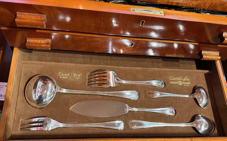 Set à Gigot Christofle ? – Argenté Ciselé – Très Beau Travail – Occasion