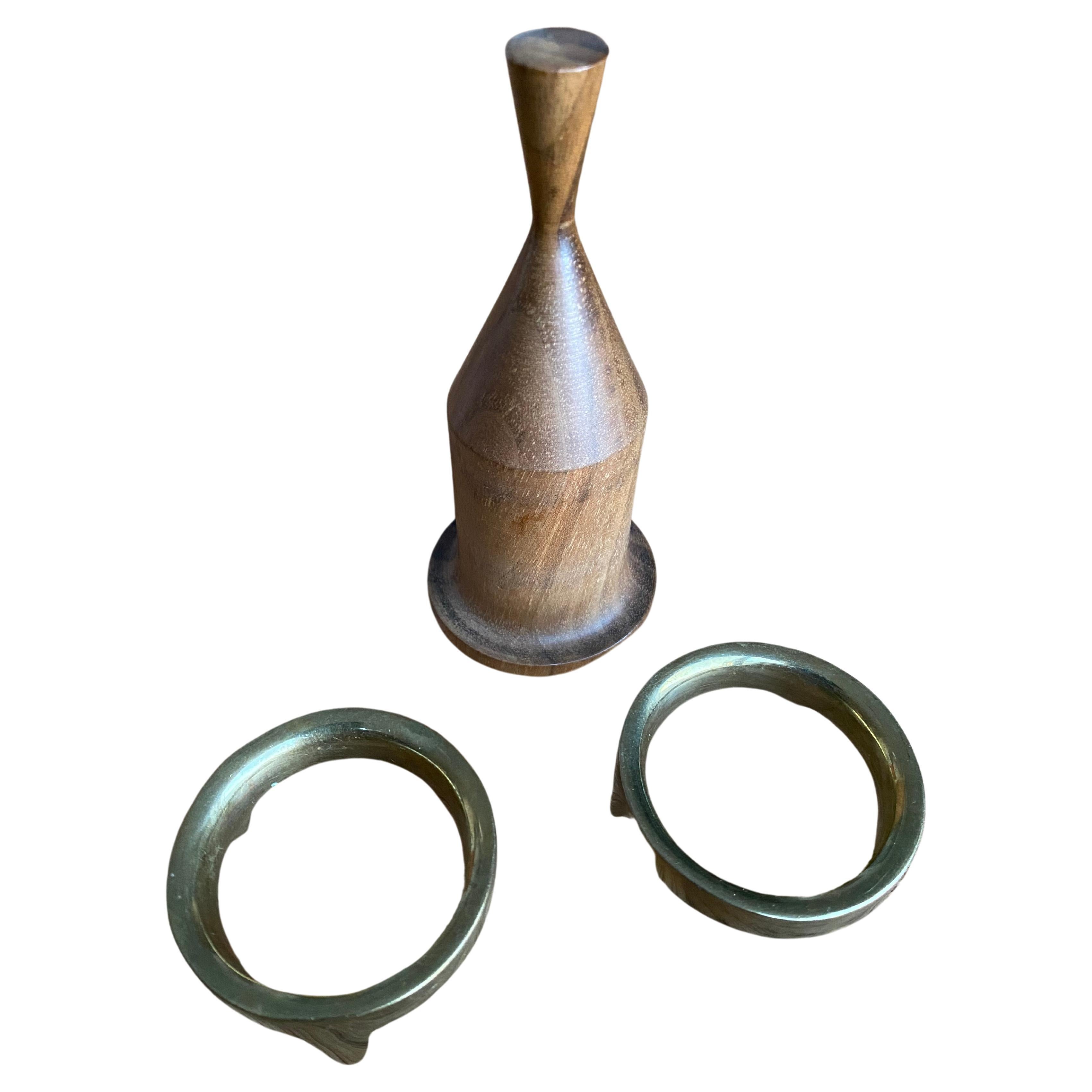Complete Aubock Egg Holder Set, Designed in the Early 1950s