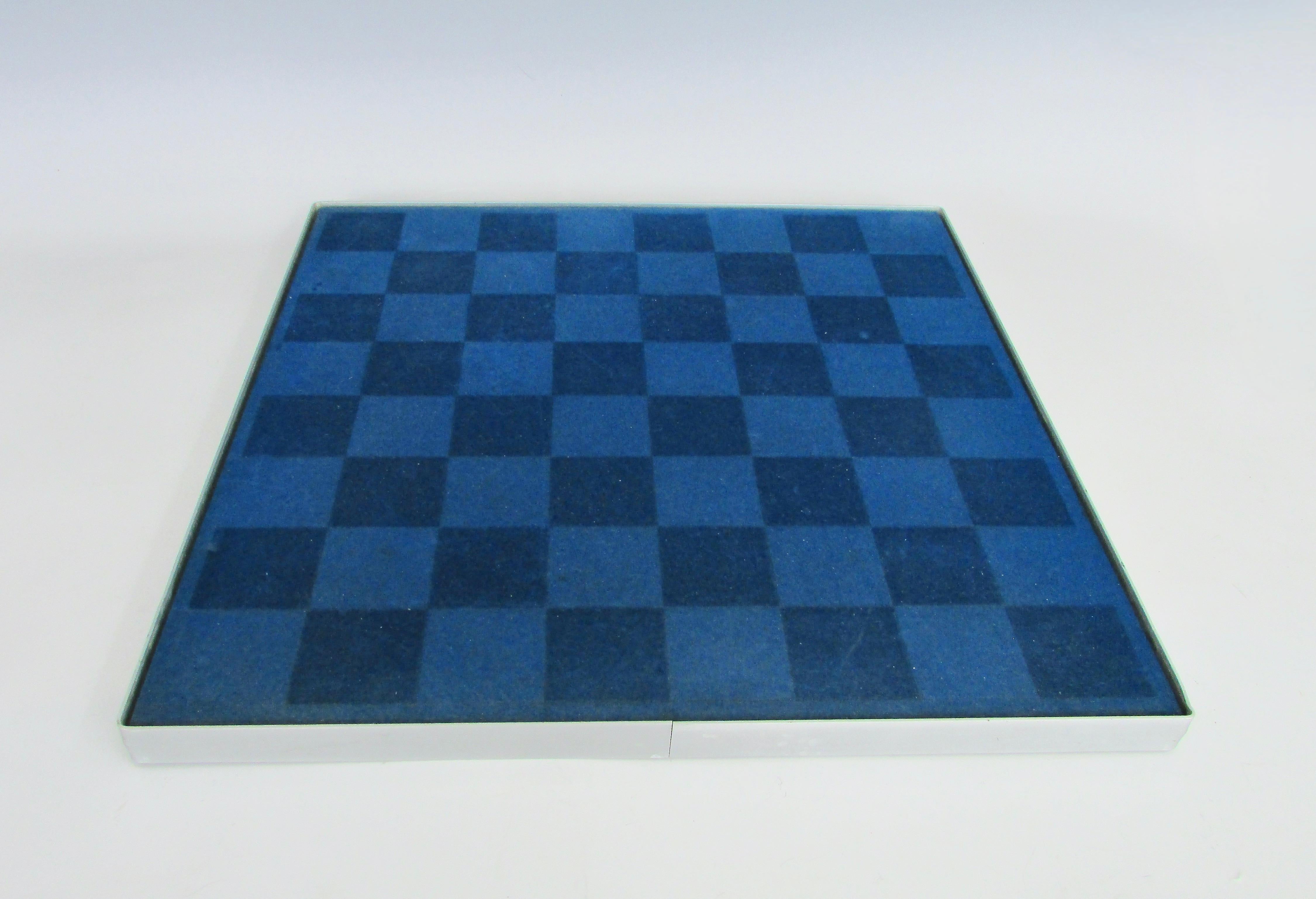 Ensemble d'échecs Austin Cox Alcoa 1962 avec vitrine et carton 1