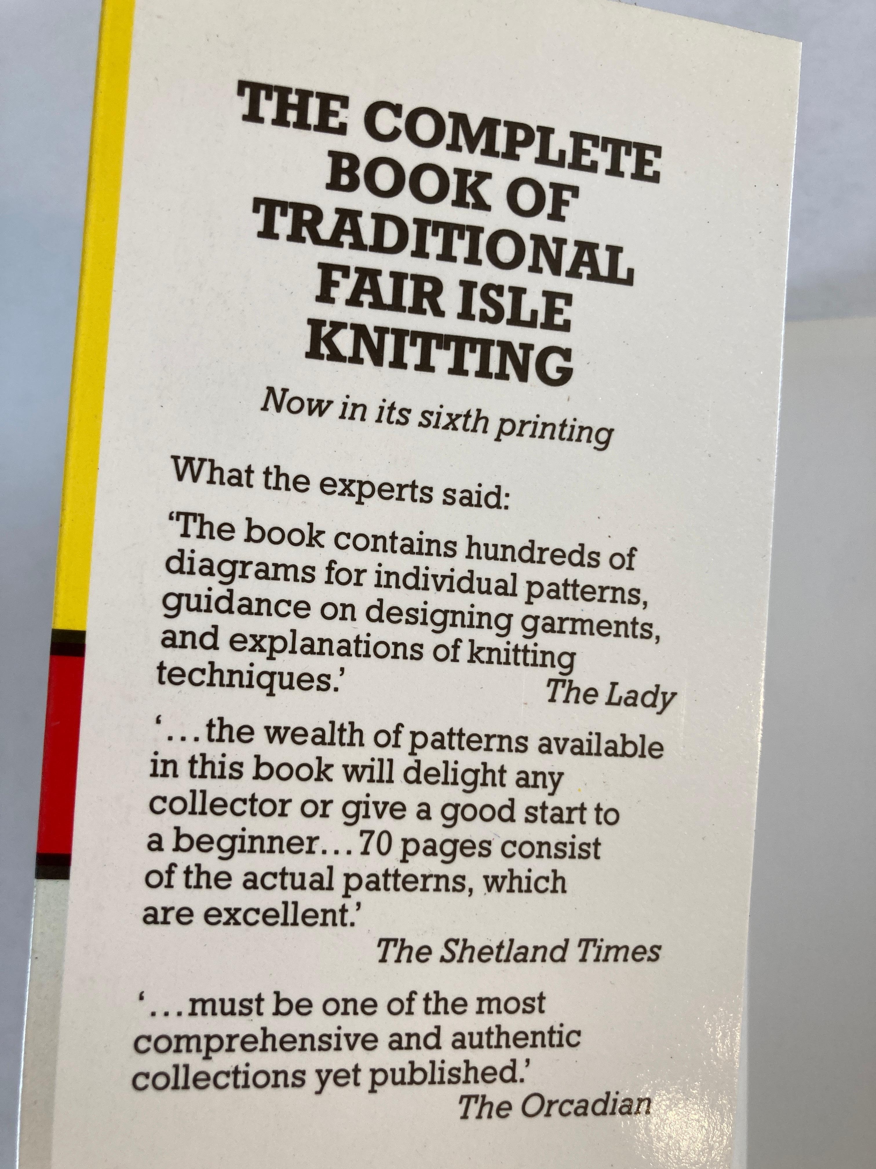 Folk Art Complete Book of Traditional Fair Isle Knitting by McGregor, Sheila, 1982 For Sale