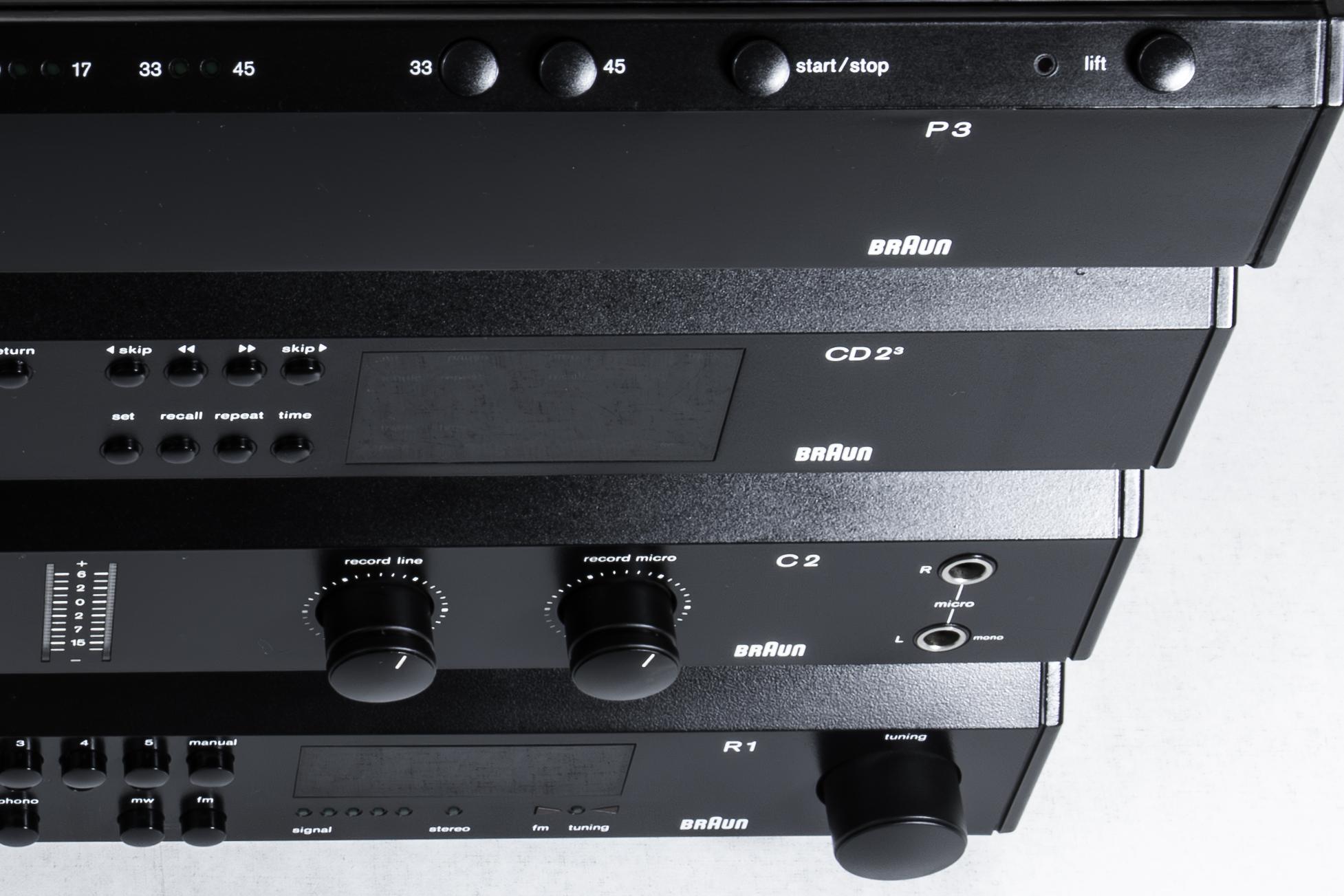 Complete Braun Atelier by Dieter Rams, Amp, Tuner, Tape, CD, Turntable, Boxes 4