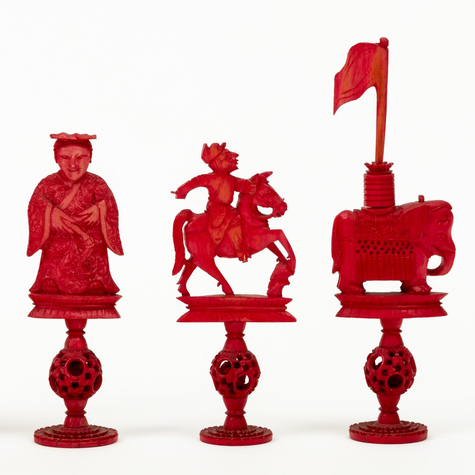 Complete Chinese Chess Set with Puzzle Ball Bases 7