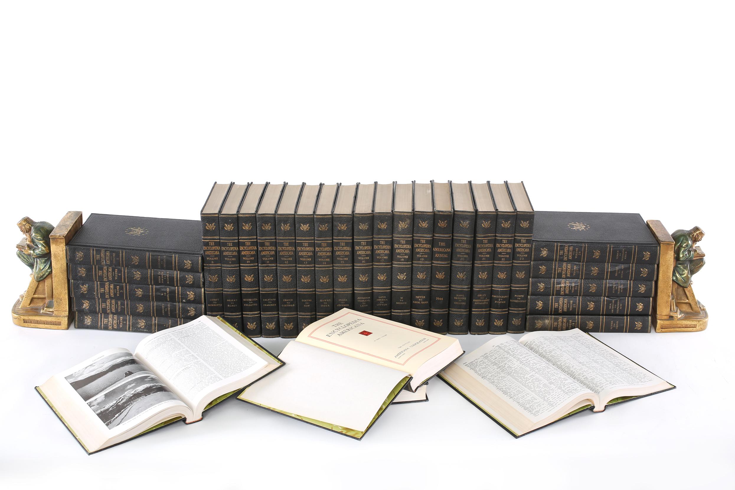 Complete Collection Gilt Leather Bound Book Set 5