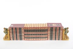 Complete Collection Gilt Leather Bound Book Set