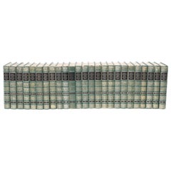 Complete Collection Gilt Leather Bound Book Set