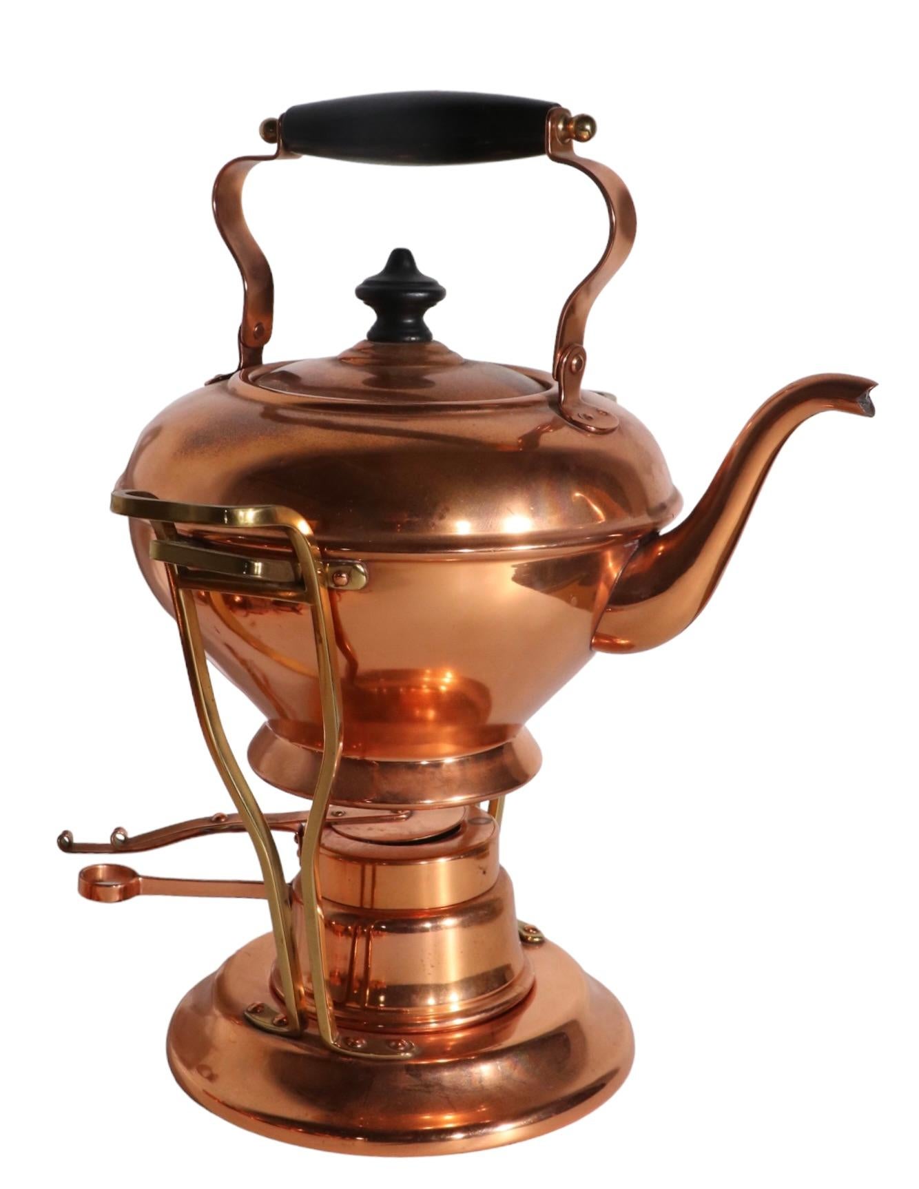 Arts and Crafts Complete Copper Tea Set by Joseph Heinrichs
