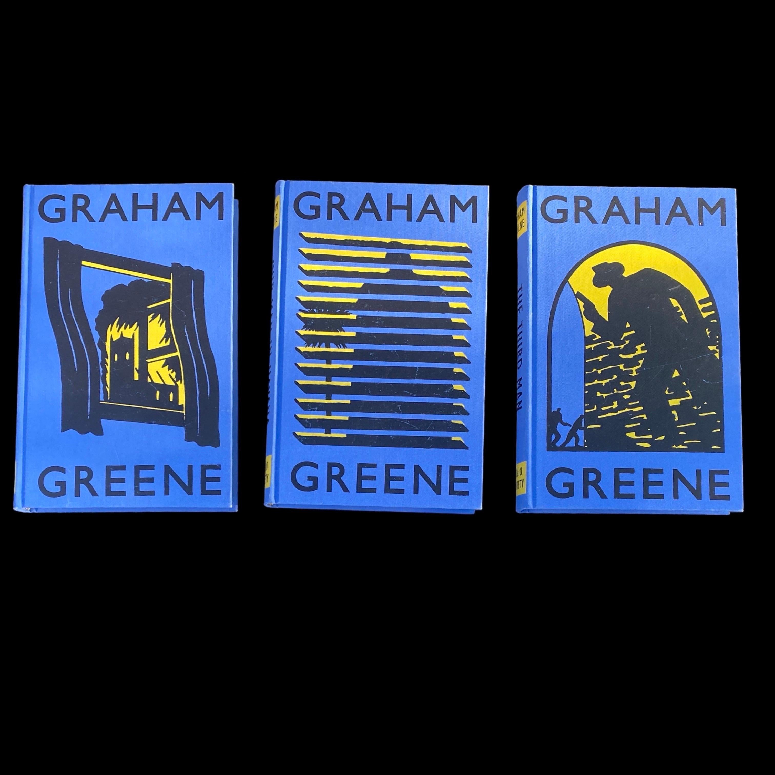 Anglais Ensemble décoratif complet de 6 livres Graham Greene Edition Designer, Angleterre en vente