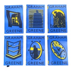 Set decorativo completo di 6 libri di Graham Greene & Greene Designer Edition, Inghilterra