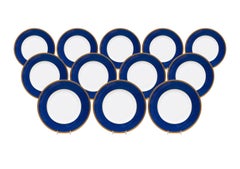 Complete English Porcelain Dinner Service For 12 People With Coffee/Tea Service