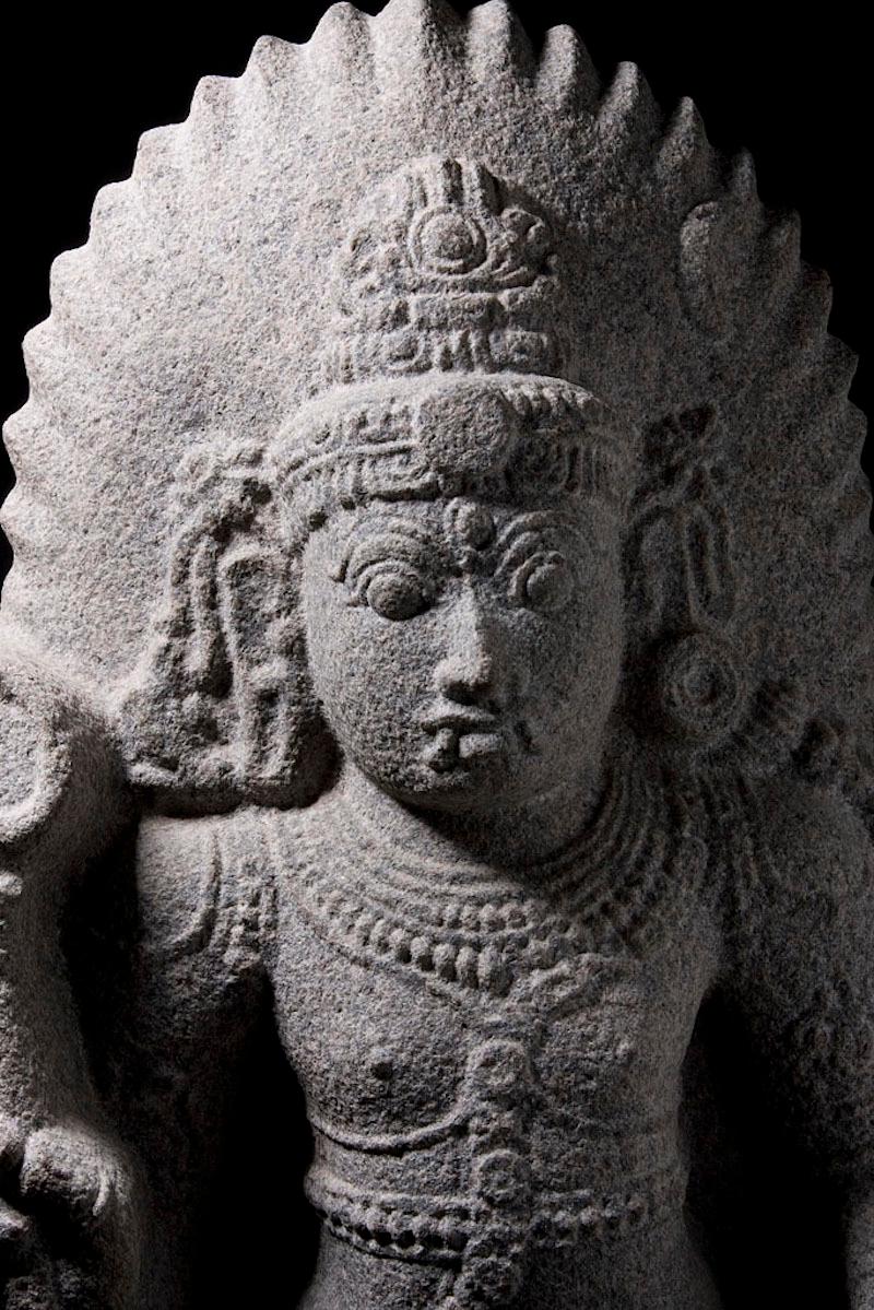 Complete Granite Figure of Shiva For Sale 5