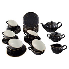 Complete Gustavsberg Tea Service for 10 People in Porcelain, 1960s