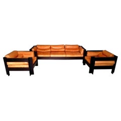 Vintage Complete Living Room Sofa and Armchairs Design Sergio Asti for Poltronova, 1962