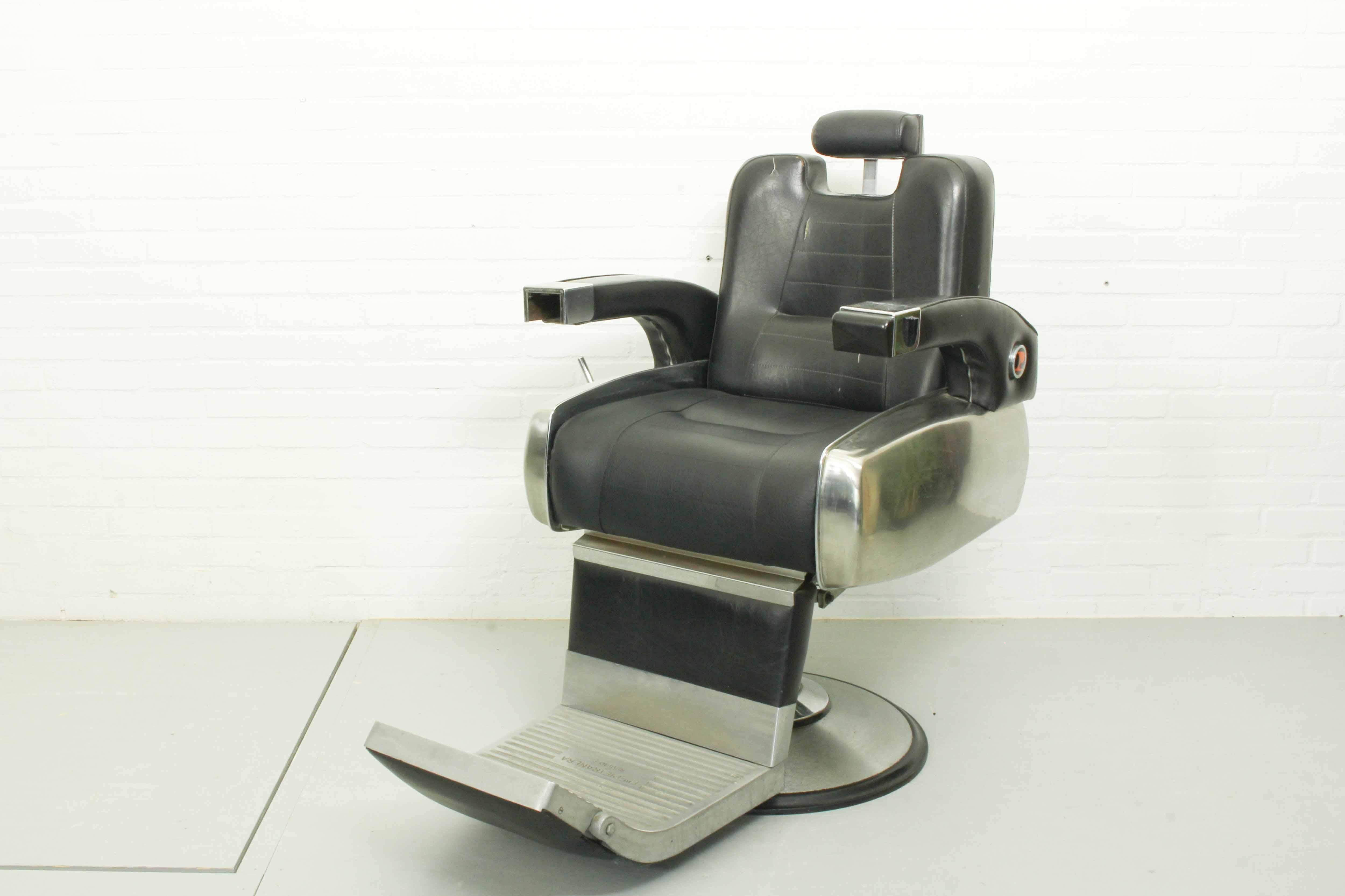 Mid-Century Modern Complete Mid Century Barbershop Interior: a.o. Set 3 Barber Chair by Pietranella