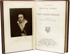 Complete Poetical Works of Percy Bysshe Shelley - 1925 - IN A FINE FULL BINDING!