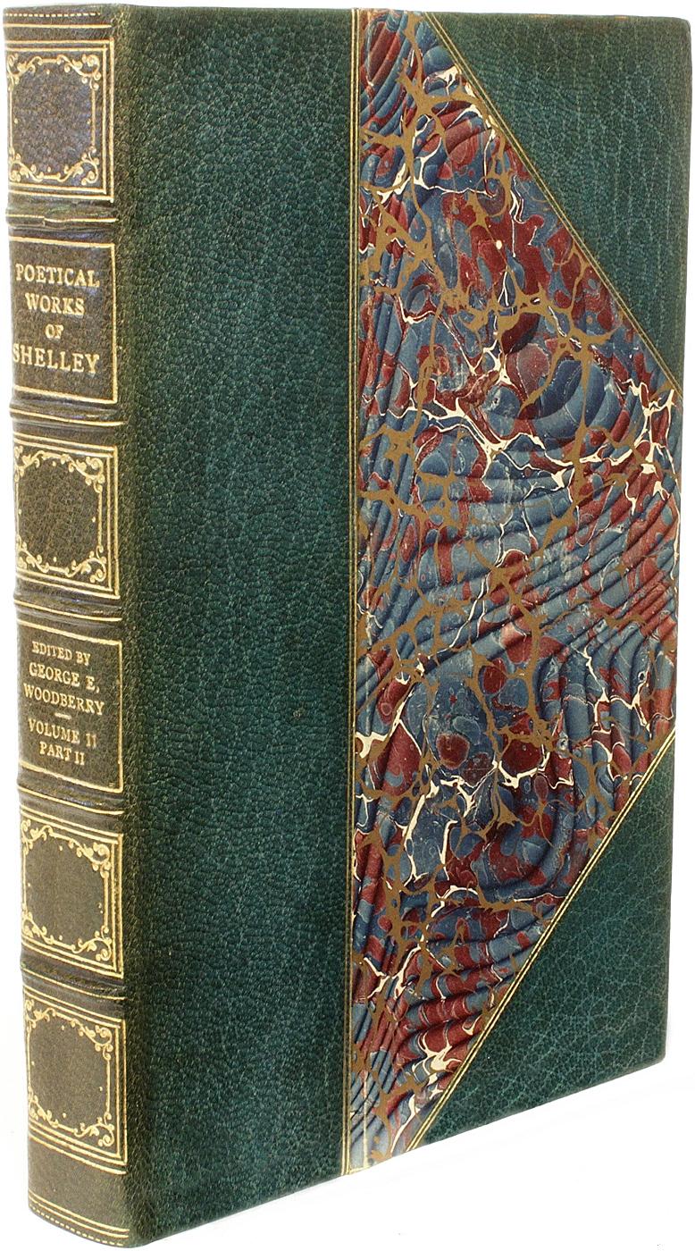 Complete Poetical Works of Percy Bysshe Shelley, 8 Vols, 1892, Leather Bound In Good Condition In Hillsborough, NJ